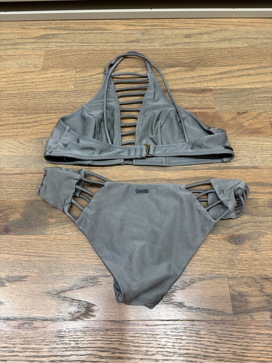 Rip Curl Other - Rip Curl Gray Strappy Bikini Set